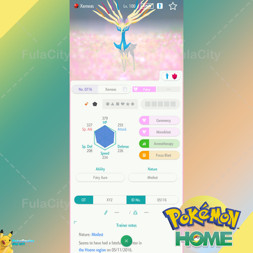 Shiny xerneas evento - shiny, 🟢evento